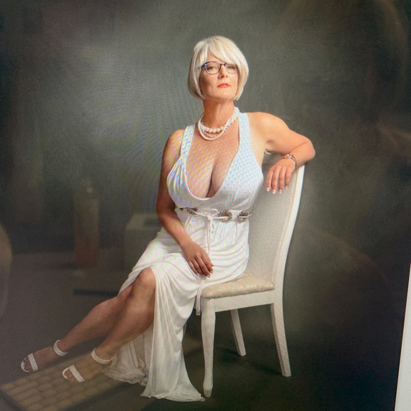 Roberto Cavalli V-neck plunge evening dress Sz 44 - Picture 7 of 13